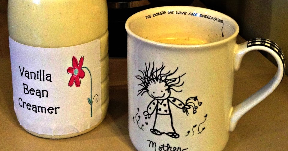 Crazy for Cookies and more Homemade Vanilla Bean Coffee Creamer