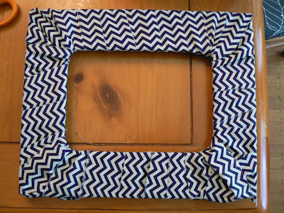 mylittlehousedesign.com DIY Fabric Wrapped Picture Frames