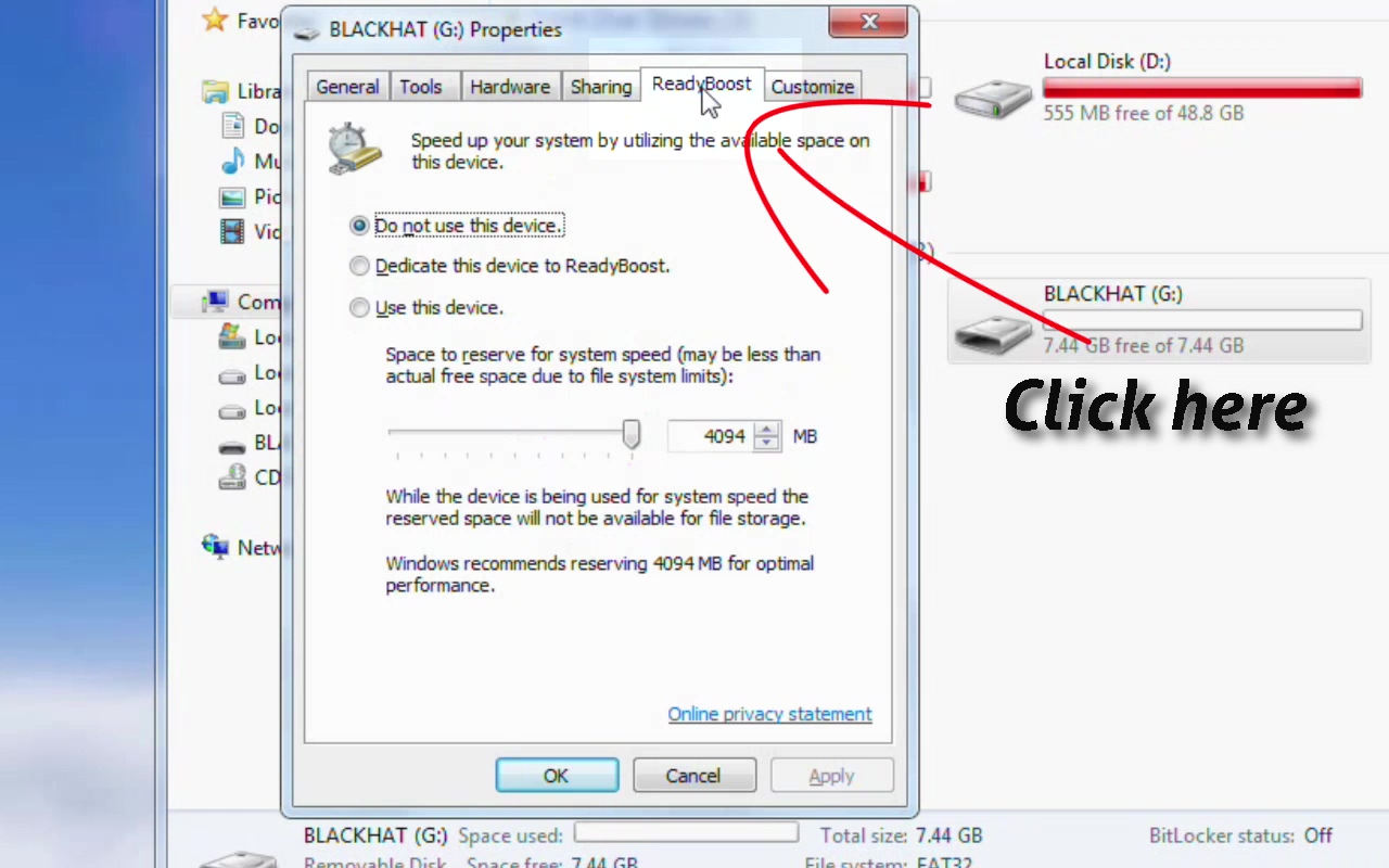 How to use a USB Flash Drive as RAM in windows 7/8/10 PixelBreak