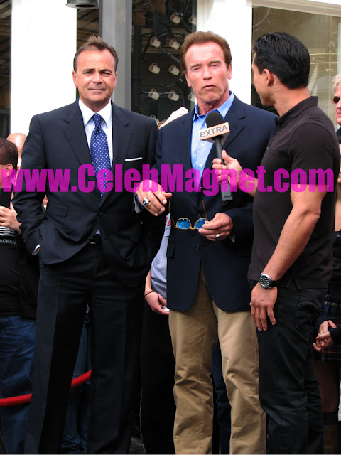 Arnold Schwarzenegger and Rick Caruso