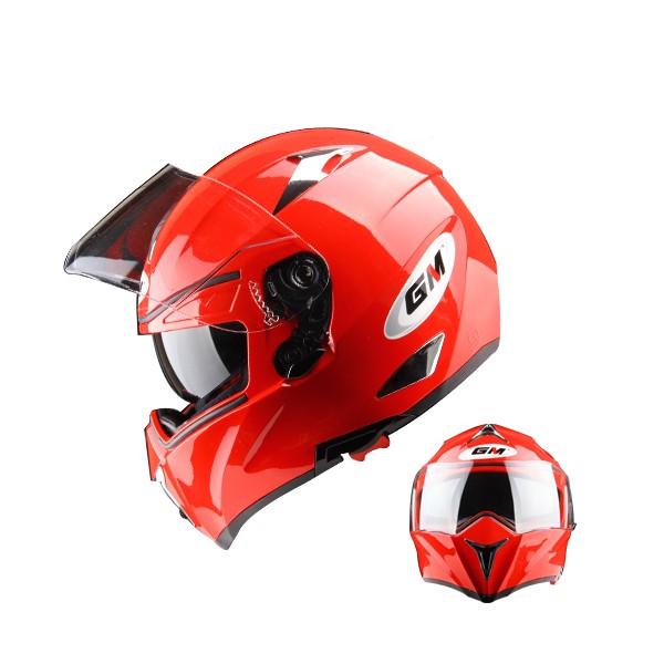 HELM GM FULL FACE AIRBORNE SOLID DOUBLE VISOR