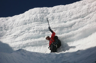 Huge cornice Ben Nevis