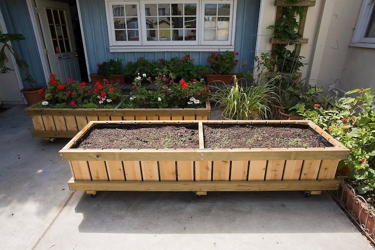 Raised Bed Planters on Wheels