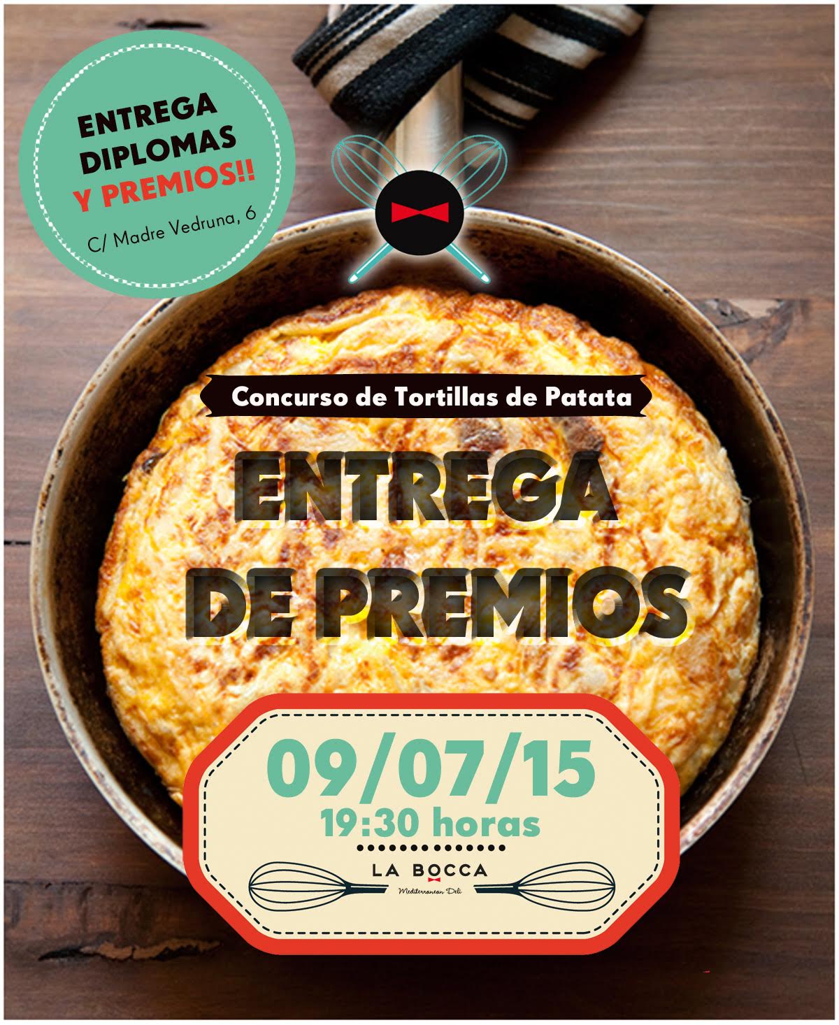 GASTRONOMÍA EN ZARAGOZA ENTREGA DE PREMIOS PRIMER CONCURSO DE TORTILLA