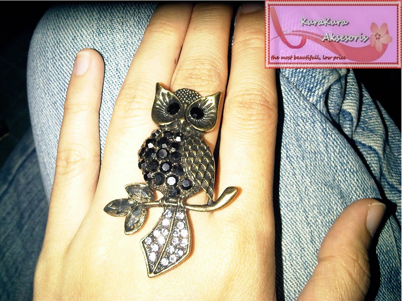 kurakura aksesoris cincin owl bs 004 kurakura aksesoris cincin owl bs 004