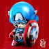 Fuller's 'Captain America' 20" Custom Mega Munny... is AMAZING!!!