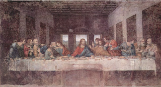 Leonardo Da Vinci The Last Supper Paint HD Wallpaper