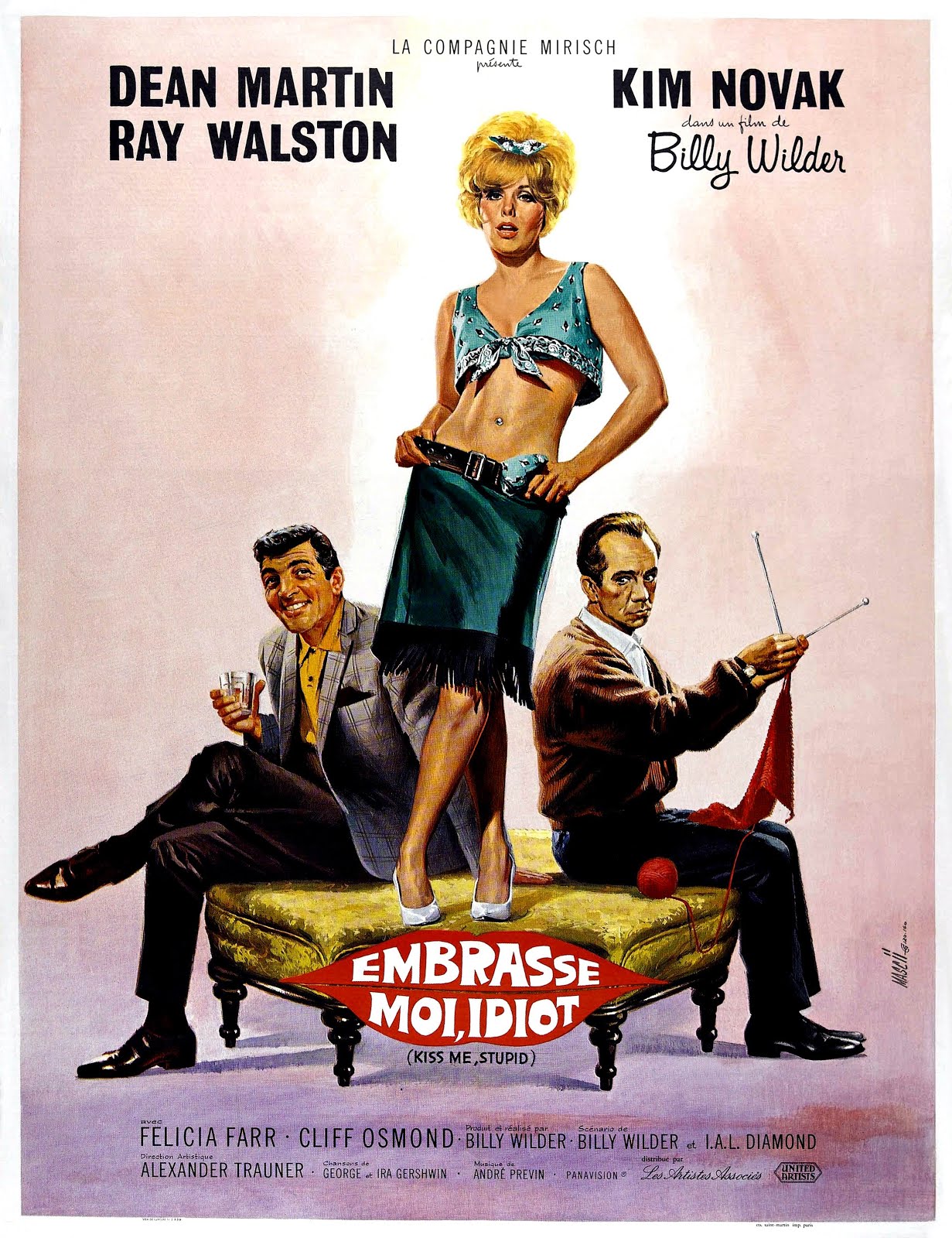 Embrasse moi , idiot (1964) Billy Wilder - Kiss me , stupid (06.03.1964 / 18.06.1964)