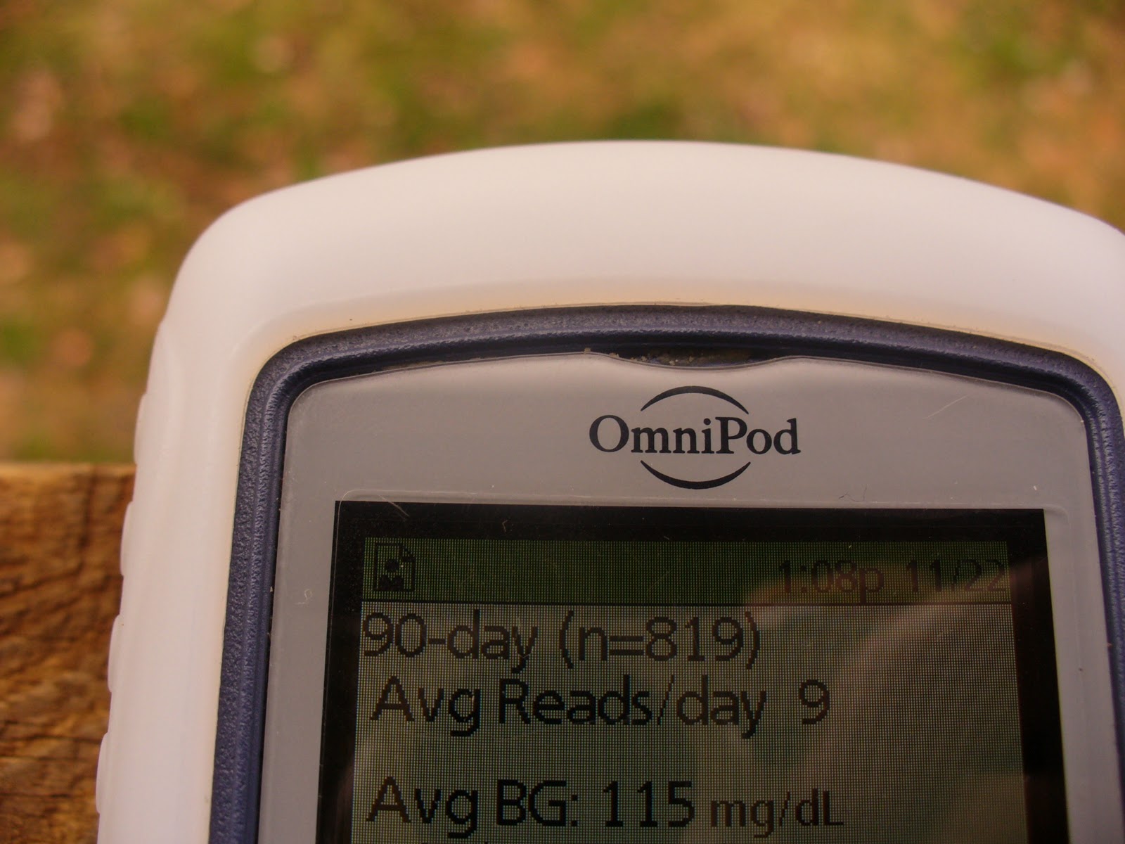 God is good ! Omnipod PDM Blood Glucose Screens )