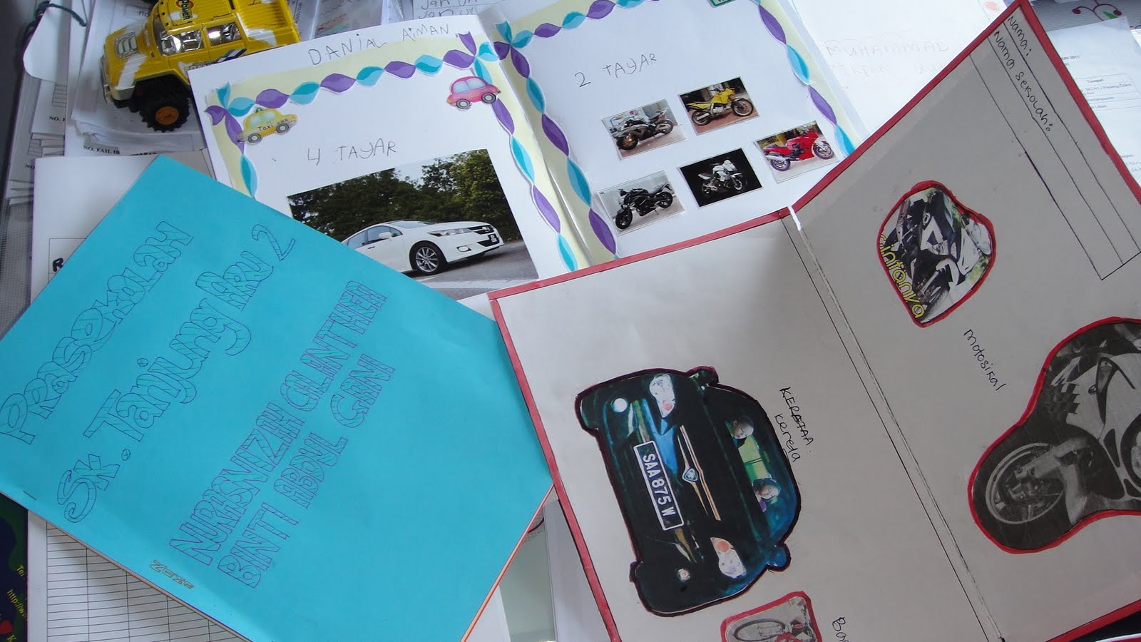 Pra Sekolah T A Ii Tema Kenderaan Projek