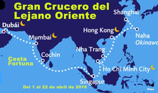 GRAN CRUCERO AL LEJANO ORIENTE