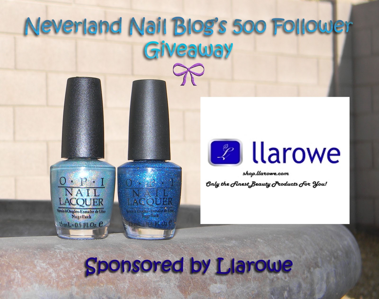 Neverland Nail Blog: 500 Follower Giveaway, Hooray =]!