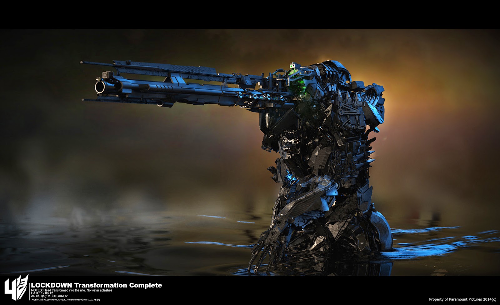 TRANSFORMERS 4 Age Of Extinction Lockdown's Weapon CG Daily News