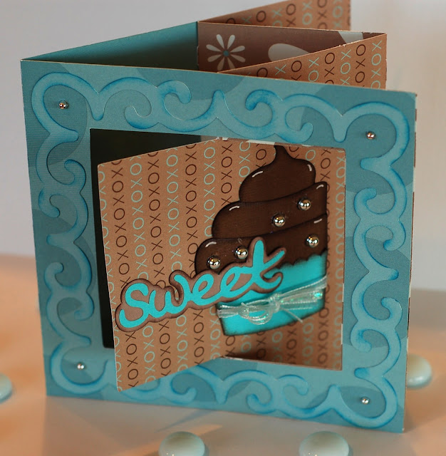 Paper Creations by Kristin Cupcake Lever Card