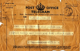 Telegram from 1940
