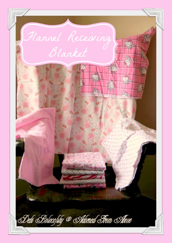 Adorned From Above Flannel Receiving Blankets