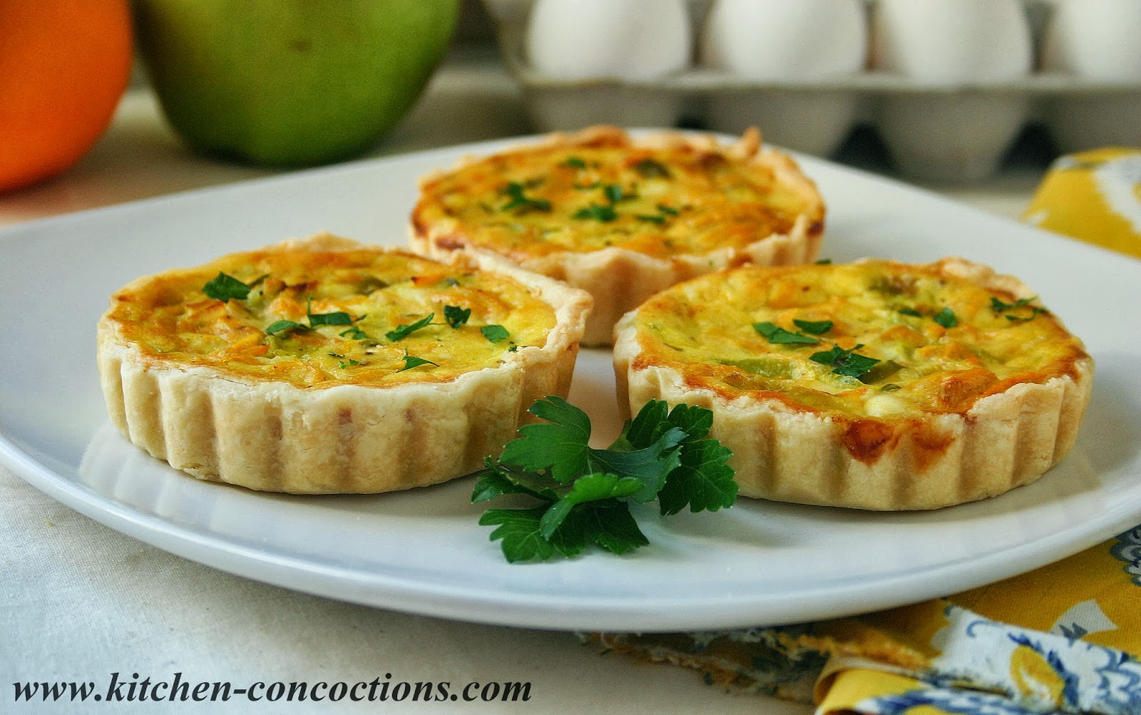 Sweet Potato and Leek Quiche Kitchen Concoctions