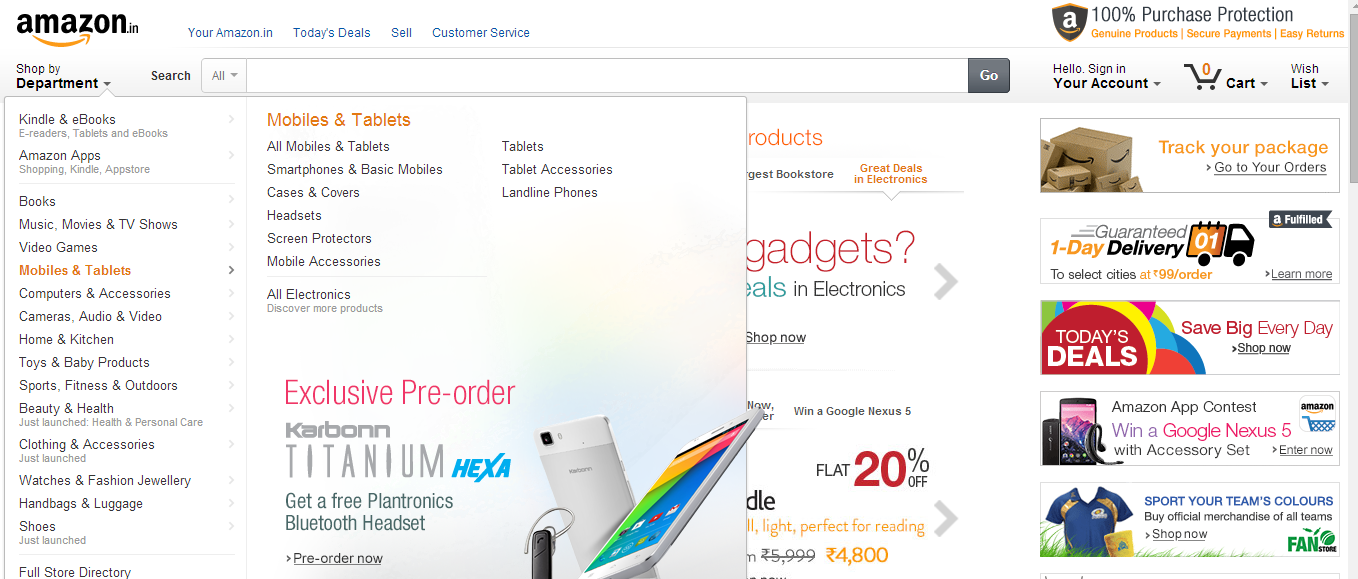 amazon india online shopping