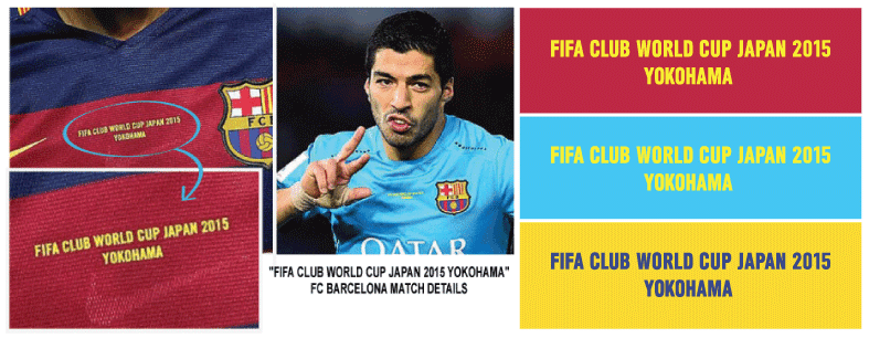 Football teams shirt and kits fan: FC Barcelona 2015 FIFA Club