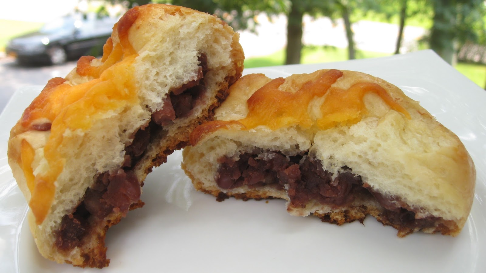 red bean buns
