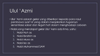 Nama 5 Nabi Dan Rasul Yang Mendapat Gelar Ulul Azmi | Kumpulan Materi Agama