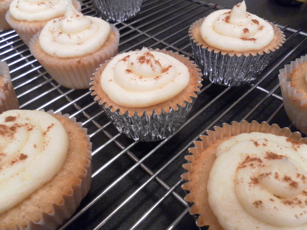Whisking Through Life A Boozy Eggnog Cupcake for the Season