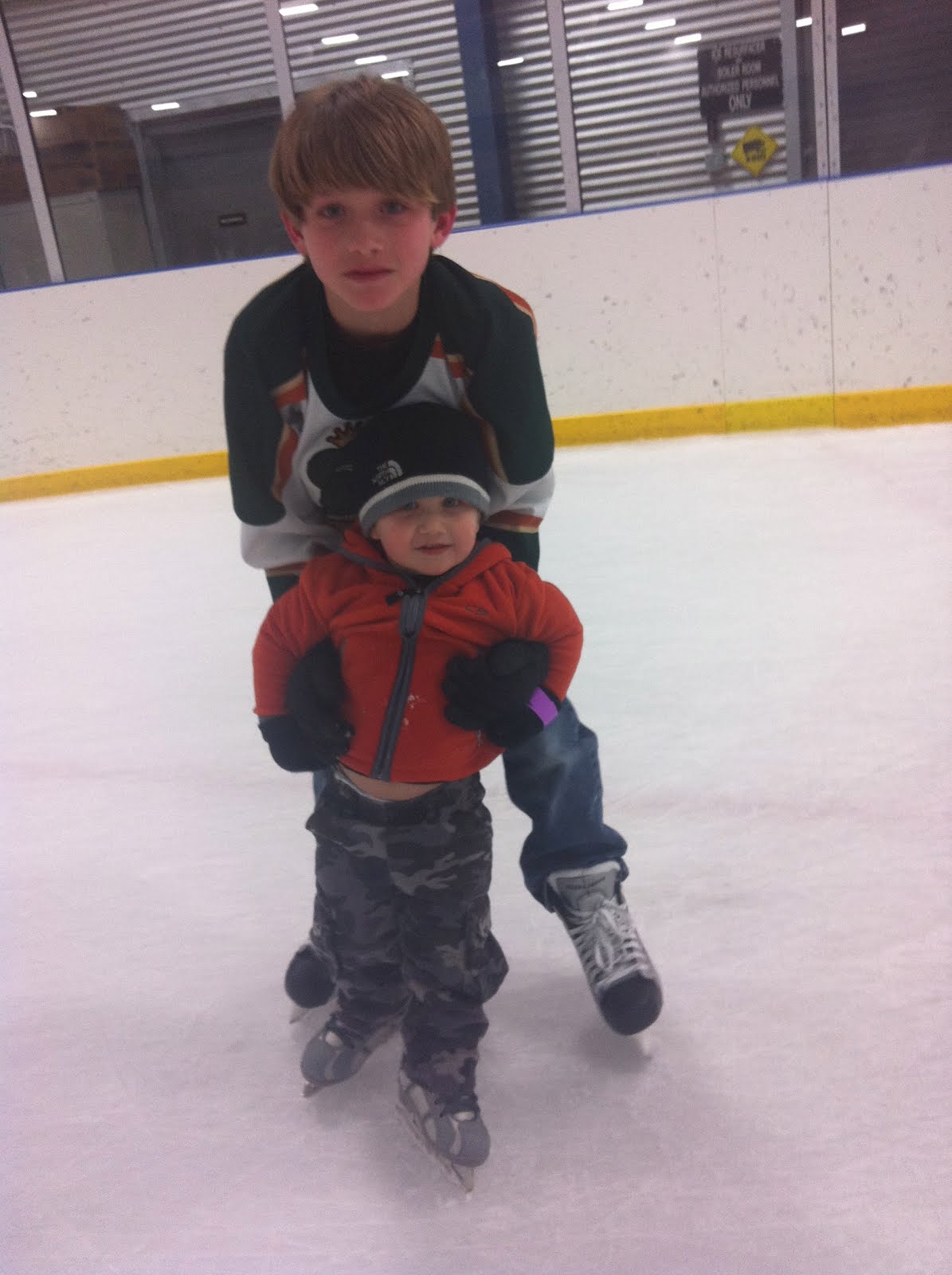 Our Family Howard, Natalie, Walker, and Will Ice Skating!!