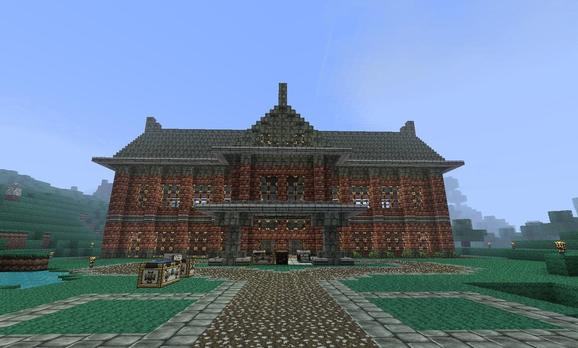Minecraft Building Ideas: Mansion