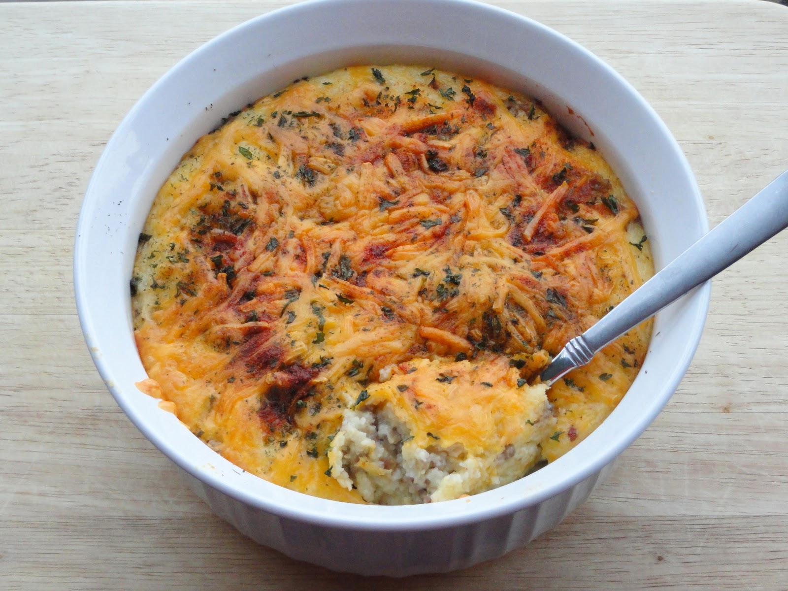 As Good As Gluten Sausage & Grits Casserole