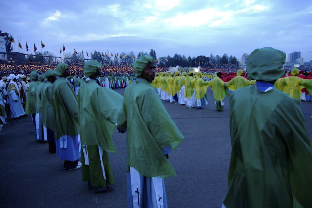 Photograph of Meskel Ceremony in Addis Ababa, Ethiopia by Michael Tsegaye