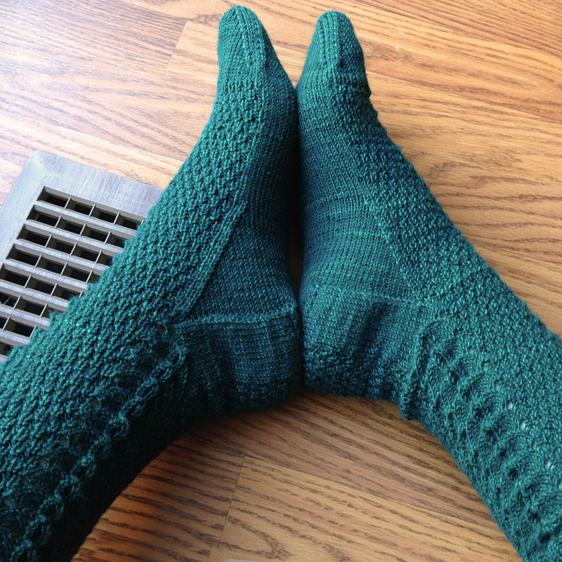 minding my own stitches Year of Projects Child's French Socks