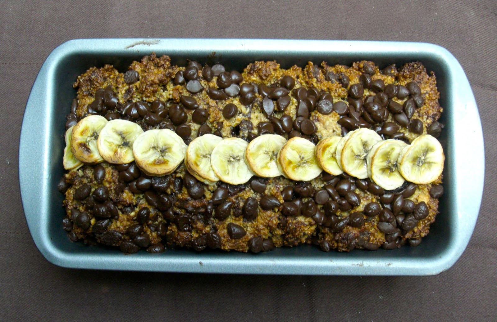 Chocolate Chip Peanut Butter Oatmeal Banana Bread