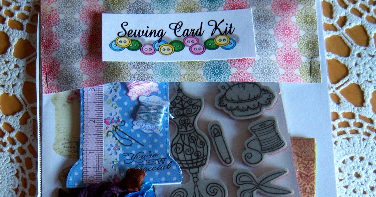 Shoregirl's Creations Sewing Themed Card Kit