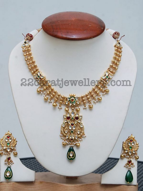 Affordable Gold Necklace Jewellery Designs