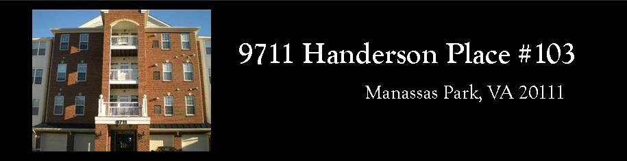 9711 Handerson Place #103, Manassas Park VA 20111