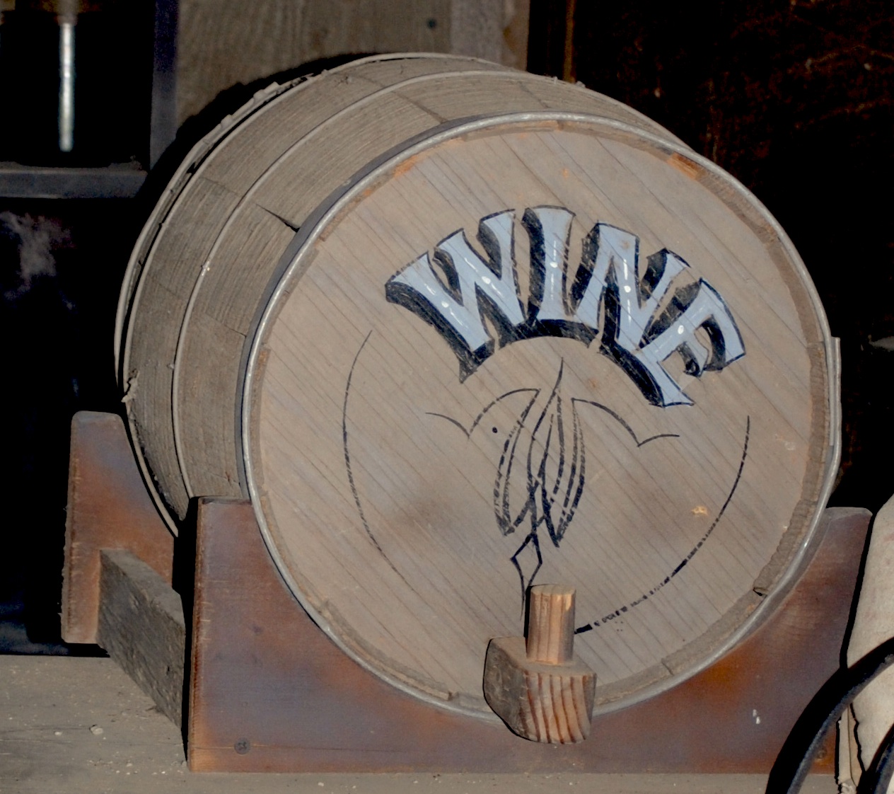 Roger's Grapevine The Wine Guy Over A Barrel!