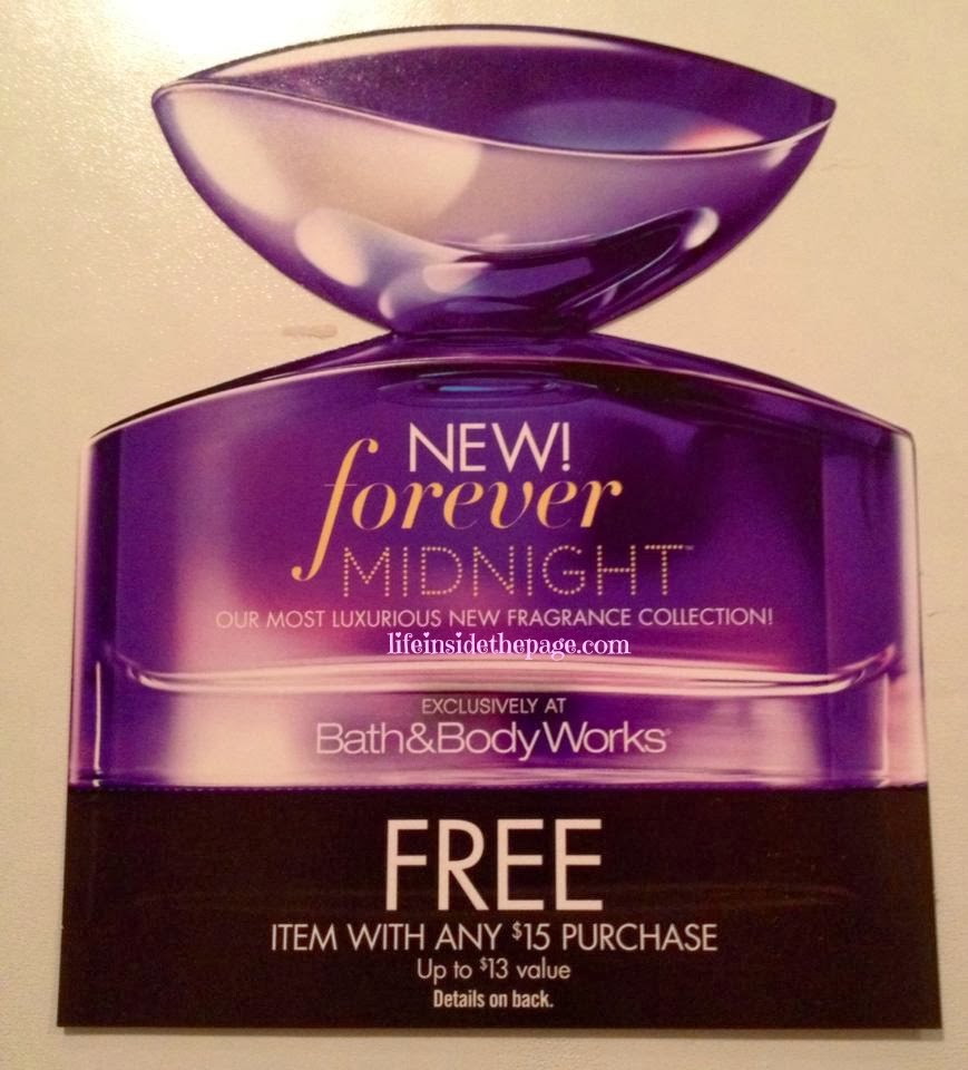 Bath and Body Works Forever Midnight Insider and Bounceback coupon