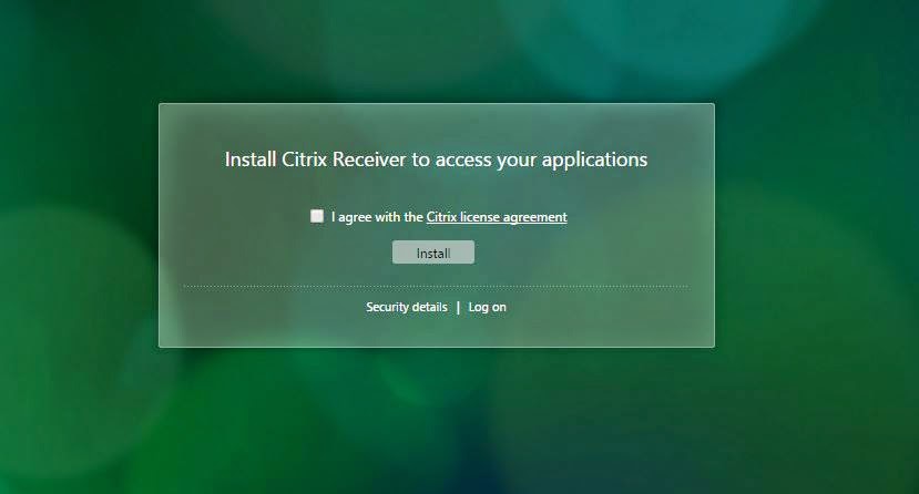 What is the Citrix access platform used for?