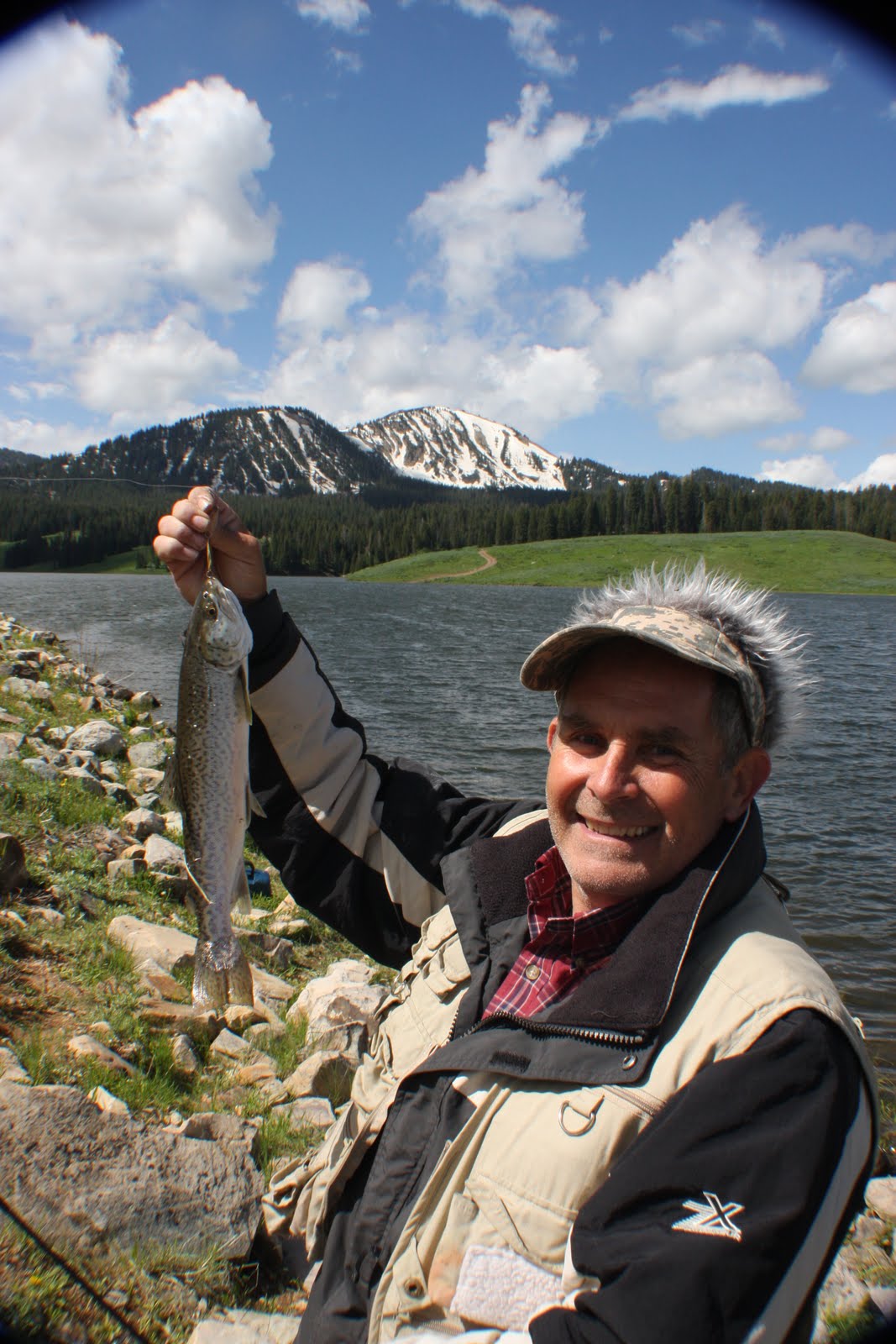 Rich Ideas Fishing at Whitney Lake in the Uinta Mountains