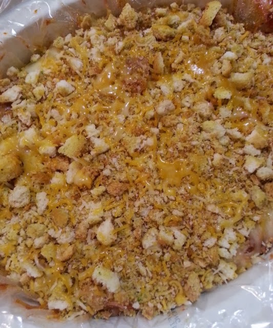 Baking Banquet SLOW COOKER LAYERED SPAGHETTI & MEAT SAUCE CASSEROLE