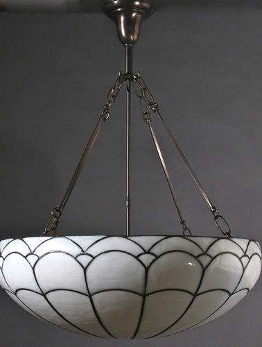 antique lighting circa 1840 to 1940 very large leaded 1940 light fixtures