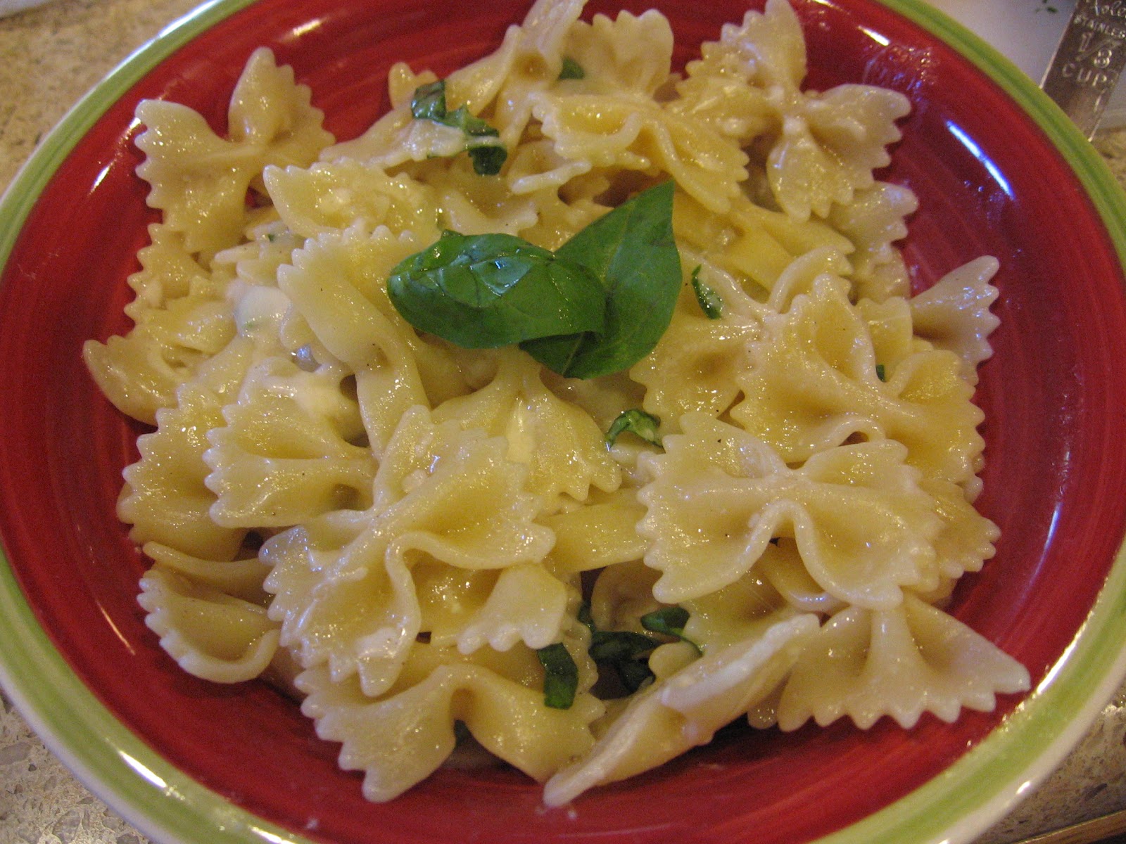 cookin' up north Paula's warm macaroni and mozzarella salad