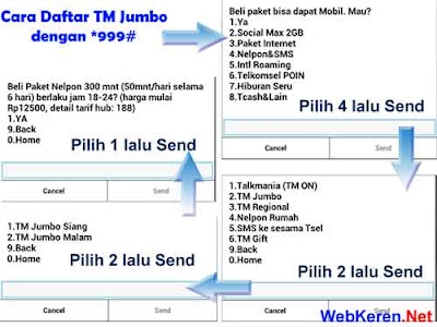 Cara Daftar TM Jumbo Malam Simpati