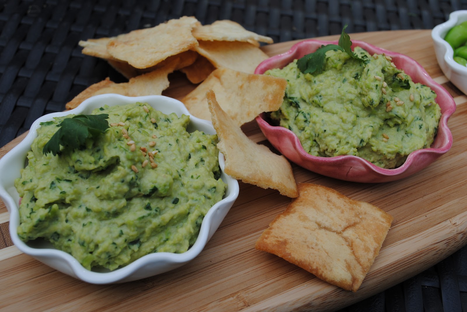 Edamame Hummus Virtually Homemade Edamame Hummus