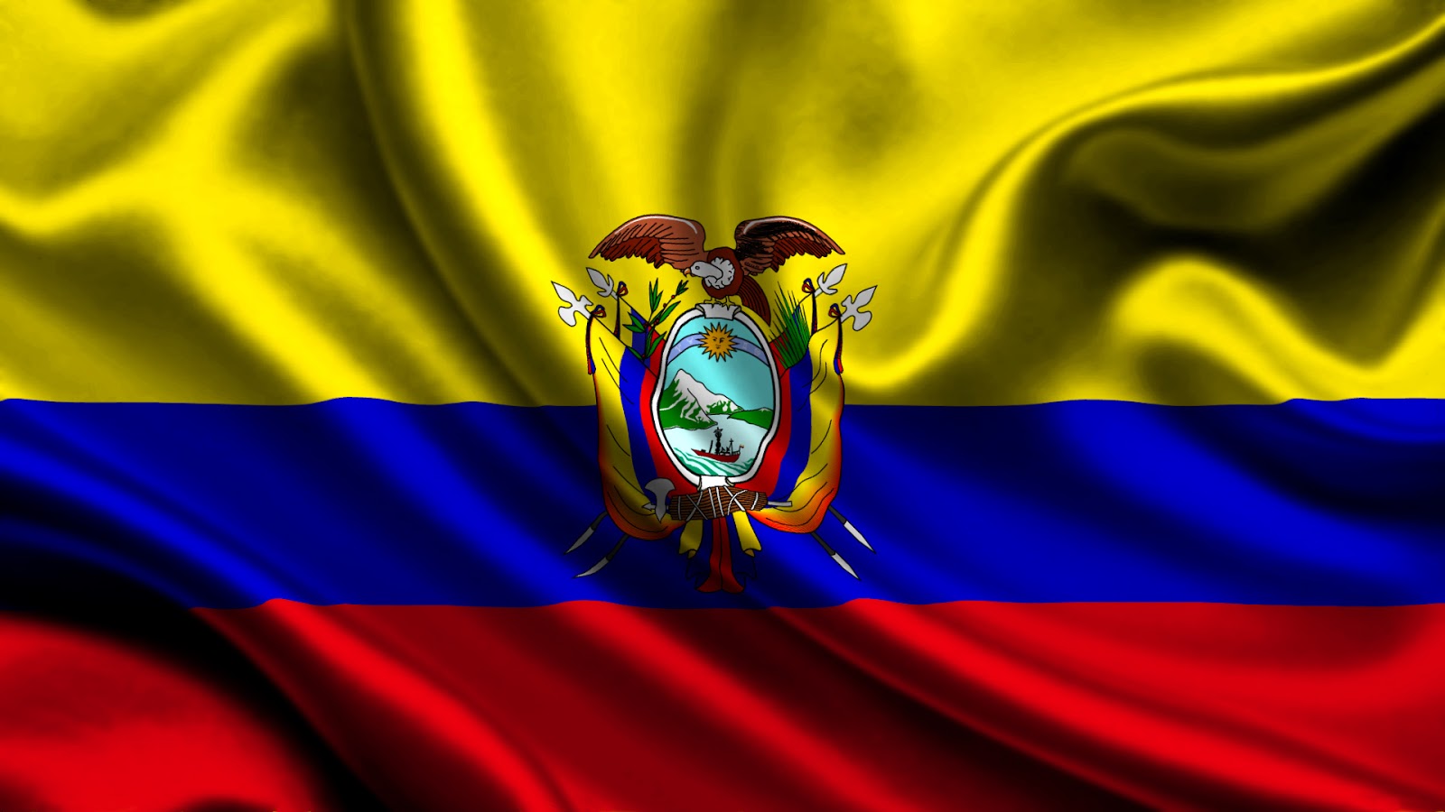 Bandera de Ecuador - Fondos de Pantalla HD - Wallpapers HD
