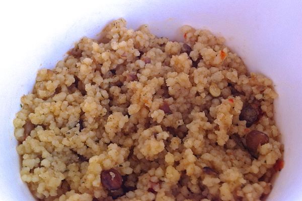 The Food Doctor Couscous and Lentil Wholesome Pot prepared