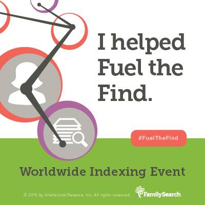 2015 Worldwide Indexing Event