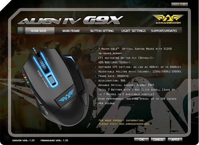 First Look & Review - Armaggeddon Alien IV G9X Optical Gaming Mouse 20