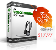 Coupon 40% for Voice Changer Software basic