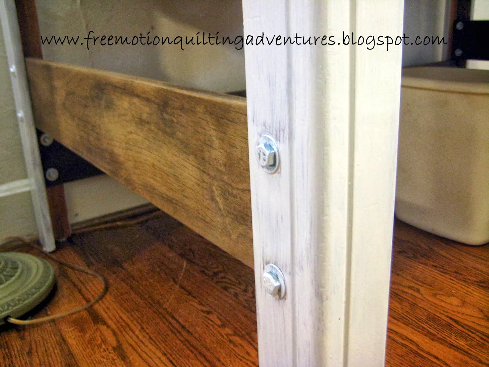 Amy's Free Motion Quilting Adventures How to Make a Sewing Machine Table Great for Free Motion